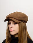 Кепка WIGENS арт. 102017 NEWSBOY RETRO CAP (коричневый)